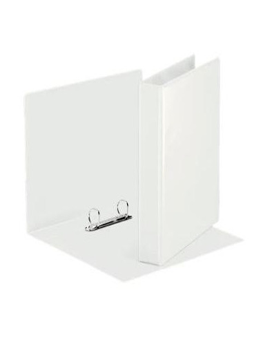 ESSELTE CARPETA CANGURO BÁSICA PERSONALIZABLE 2 ANILLAS REDONDAS 16MM A4 PP BLANCO