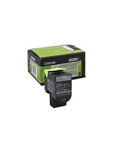 LEXMARK TONER NEGRO 802SK RETORNABLE