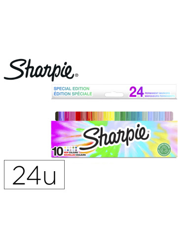 SHARPIE ROTULADORES PERMANENTES FINE SPECIAL EDITION ESTUCHE DE 24 C/SURTIDOS