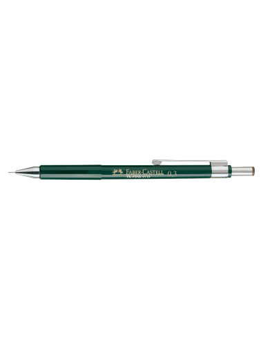 FABER CASTELL PORTAMINAS TK-FINE 9715 0,5MM C/GOMA VERDE