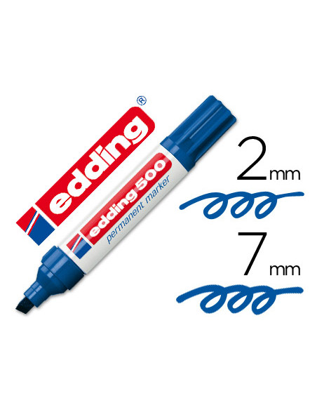 EDDING MARCADOR PERMANENTE 500 AZUL