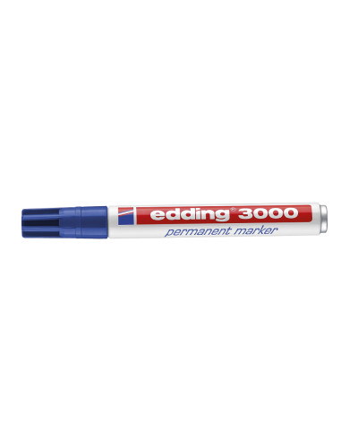 EDDING MARCADOR PERMANENTE 3000 AZUL