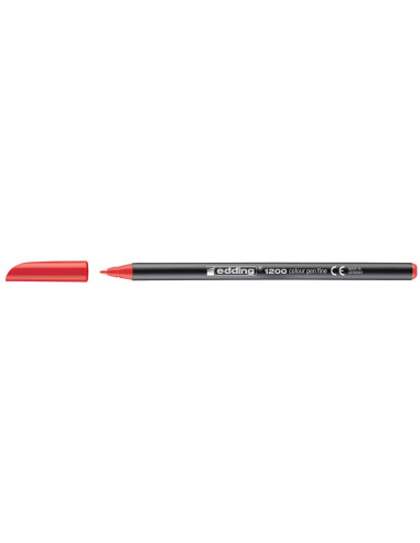 EDDING ROTULADOR 1200 PUNTA FINA ROJO