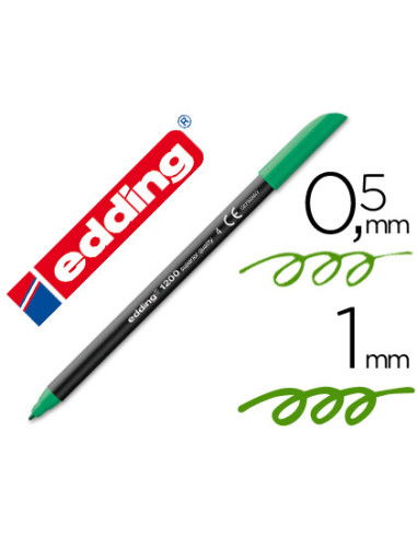 EDDING ROTULADOR 1200 PUNTA FINA VERDE