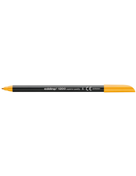 EDDING ROTULADOR 1200 PUNTA FINA NARANJA CLARO