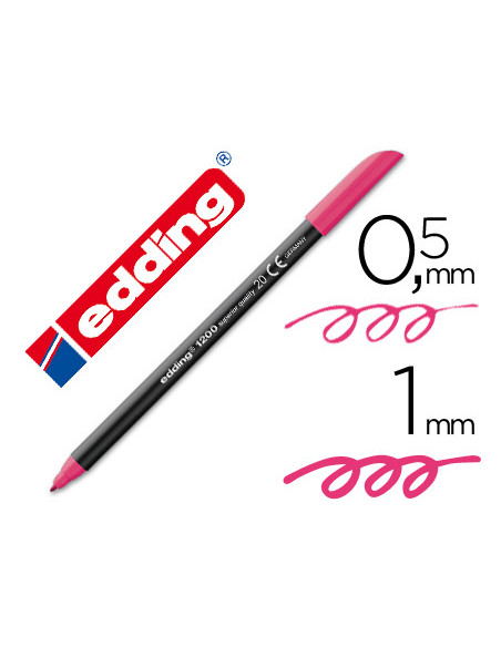 EDDING ROTULADOR 1200 PUNTA FINA MAGENTA