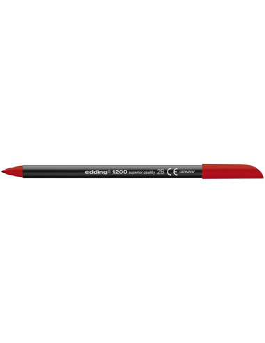 EDDING ROTULADOR 1200 PUNTA FINA ROJO INGLÉS