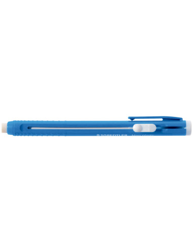 STAEDTLER PORTAGOMAS MARS PLASTIC CON CLIP + GOMA DE RECARGA AZUL