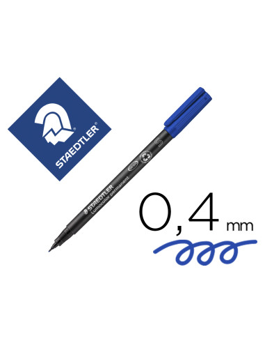 STAEDTLER ROTULADOR PERMANENTE LUMOCOLOR 313-3 S AZUL