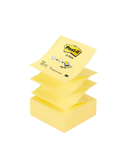 POST-IT BLOCS Z-NOTAS 100 HOJAS CANARY YELLOW 76X76  -PACK 12-