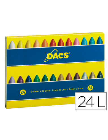 DACS CERAS DACS 55MM COLORES SURTIDOS ESTUCHE 24 UD