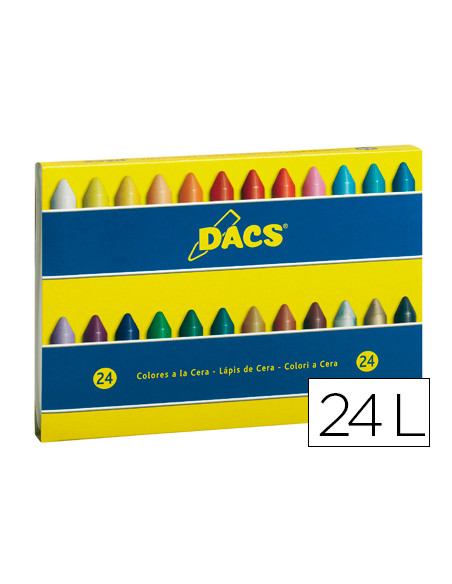 DACS CERAS DACS 55MM COLORES SURTIDOS ESTUCHE 24 UD