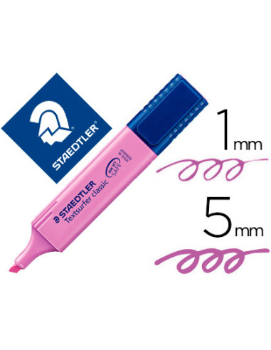 STAEDTLER MARCADOR FLUORESCENTE TEXTSURFER CLASSIC LILA