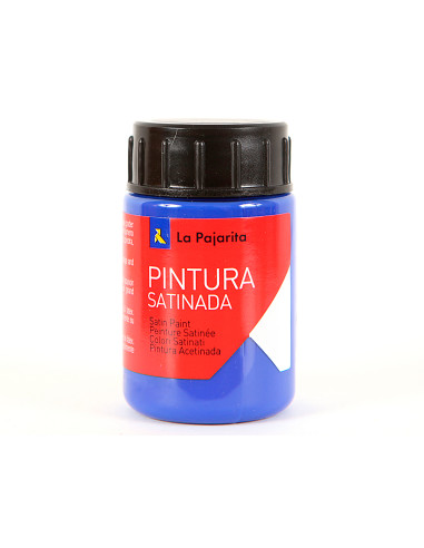 LA PAJARITA TÉMPERA ESCOLAR BOTE DE 35ML SATINADA AZUL ULTRAMAR L-11