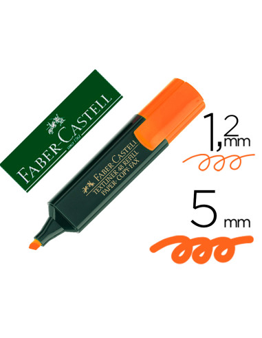 FABER CASTELL MARCADOR FLUORESCENTE TEXTLINER 48 NARANJA