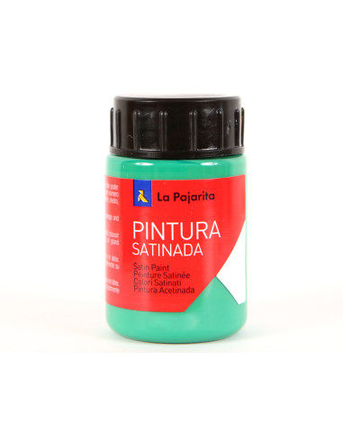 LA PAJARITA TÉMPERA ESCOLAR BOTE DE 35ML SATINADA VERDE MANIGUA L-18