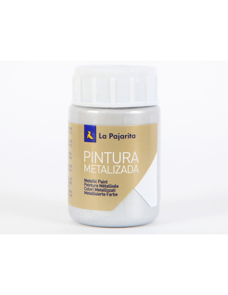 LA PAJARITA PINTURA METALIZADA ME-01 35ML PLATA