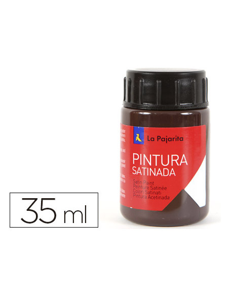 LA PAJARITA TÉMPERA ESCOLAR BOTE DE 35ML SATINADA MARRON L-10