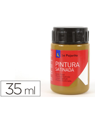 LA PAJARITA TÉMPERA ESCOLAR BOTE DE 35ML SATINADA MARRON SOMBRA TOSTADA L-15