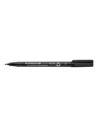 STAEDTLER ROTULADOR PERMANENTE LUMOCOLOR 318-9 F NEGRO