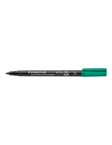 STAEDTLER ROTULADOR PERMANENTE LUMOCOLOR 317-5 M VERDE