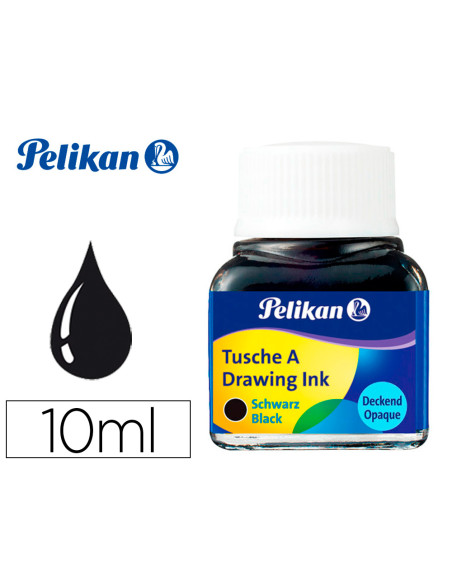 PELIKAN TINTA CHINA 523 N17 FRASCO 10ML NEGRO