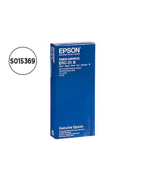 EPSON CINTA REGISTRADORA NEGRO M- 930 TM- 930 930II 950 U950 U925 H5000 U590 H5000II - ERC-31B