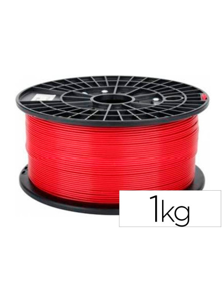 COLIDO FILAMENTO PLA ROJO PARA MÁQUINA DE 3D 1´75MM 1KG