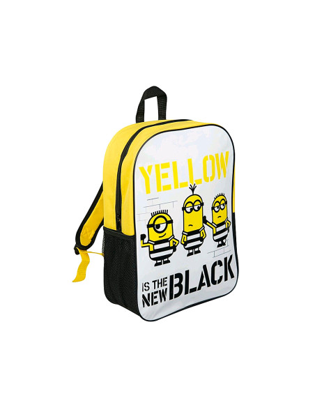 Cartera escolar minions mochila grande 21x15x4 cm