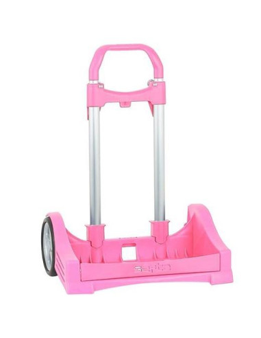 SAFTA CARRO PORTAMOCHILAS EVOLUTION P.673C TROLLEY ROSA CLARO