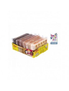 Plastilina jovi 70 tamaño pequeño caja de 6 unidades colores multicultuiral surtidos 50g