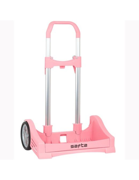 SAFTA CARRO PORTAMOCHILAS EVOLUTION P.176C TROLLEY ROSA PALO