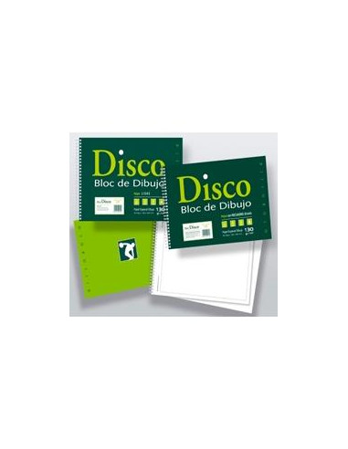 ZORRILLA BLOC DE DIBUJO DISCO 20H FOLIO PROLONGADO 230X340MM PAPEL ESPECIAL 130GR CON RECUADRO