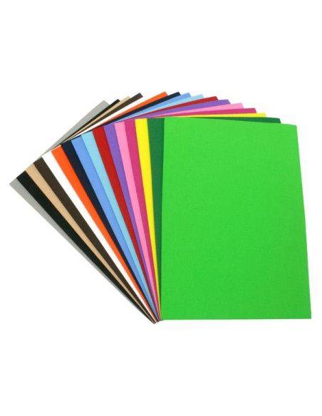 GRAFOPLÁS LÁMINAS 2 MM GOMA EVA 20X30 CM VERDE OSCURO BOLSA -10U-