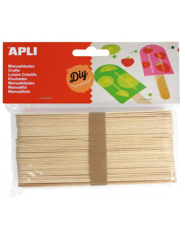 APLI PALO DE POLO 150X18MM COLOR MADERA NATURAL -40U-