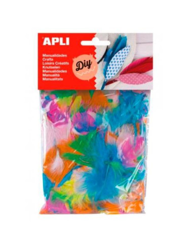 APLI PLUMAS COLLAGE 14G COLORES SURTIDOS