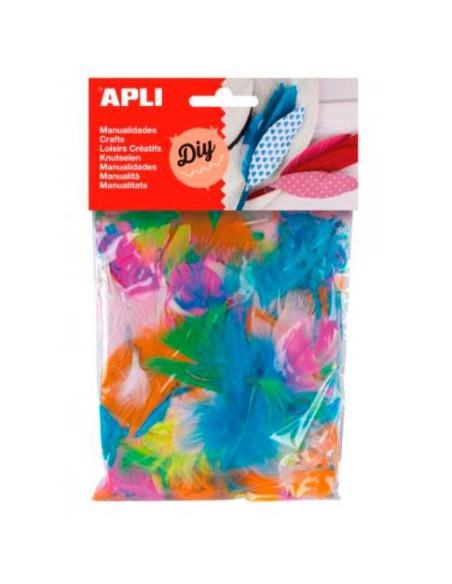 APLI PLUMAS COLLAGE 14G COLORES SURTIDOS