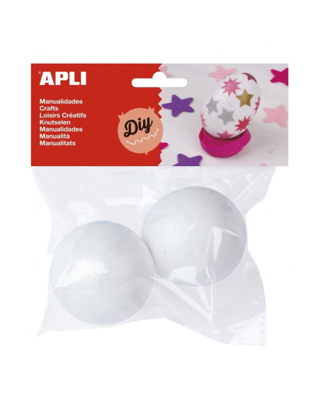 APLI BOLA POREXPAN 60MM Ø -2U-