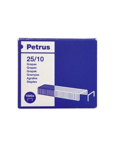 PETRUS GRAPAS STRONG 25/10 GALVANIZADAS -CAJA 1000U-