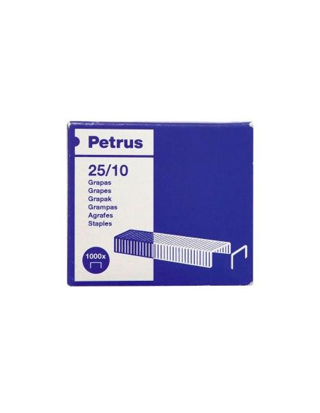 PETRUS GRAPAS STRONG 25/10 GALVANIZADAS -CAJA 1000U-