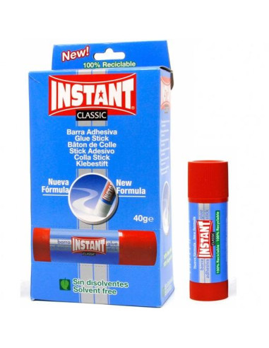 INSTANT PEGAMENTO EN BARRA CLASSIC 40GR SIN DISOLVENTES