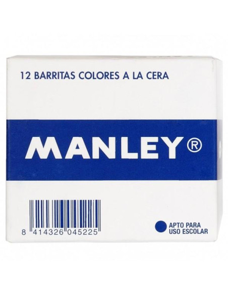 MANLEY ESTUCHE DE 12 CERAS 60MM (40) VIOLETA AZULADO