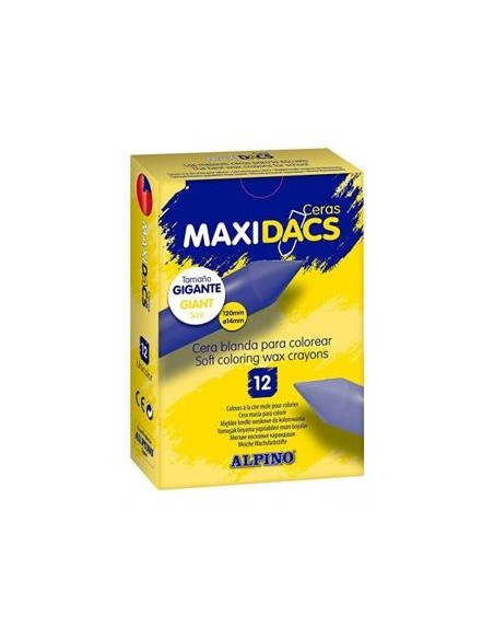 ALPINO CERAS MAXIDACS CAJA DE 12 AMARILLO CLARO