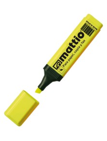 Rotulador marcador fluorescente amarillo mtt6033 mattio