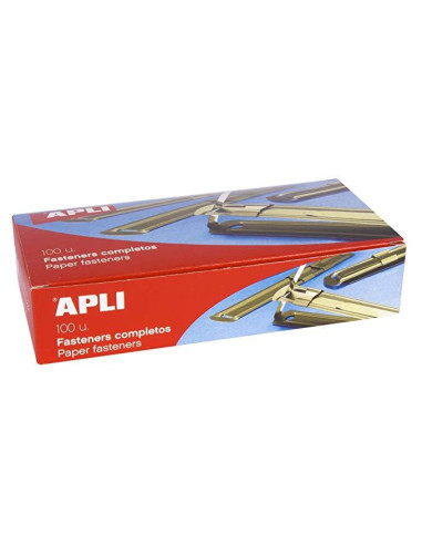 APLI FASTENERS METÁLICOS COMPLETO DORADO - 100UD-