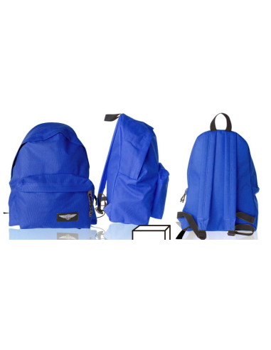 MOCHILA ECO GRANDE 43X35X24CM CREMALLERA AZUL