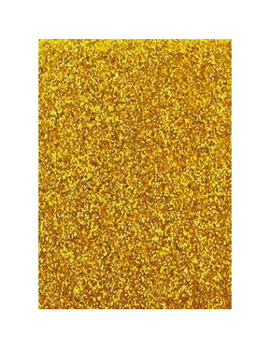 FAMA GOMA EVA 50X70 2MM GLITTER ORO