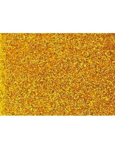 FAMA GOMA EVA 20X30 2MM GLITTER ORO