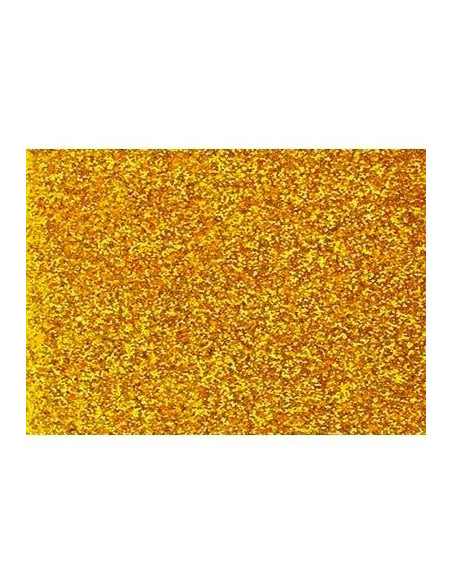 FAMA GOMA EVA 20X30 2MM GLITTER ORO