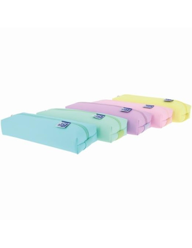 OXFORD ESTUCHE LIVE & GO CUADRADO PEQUEÑO ESPONJOSO C/SURTIDOS PASTEL